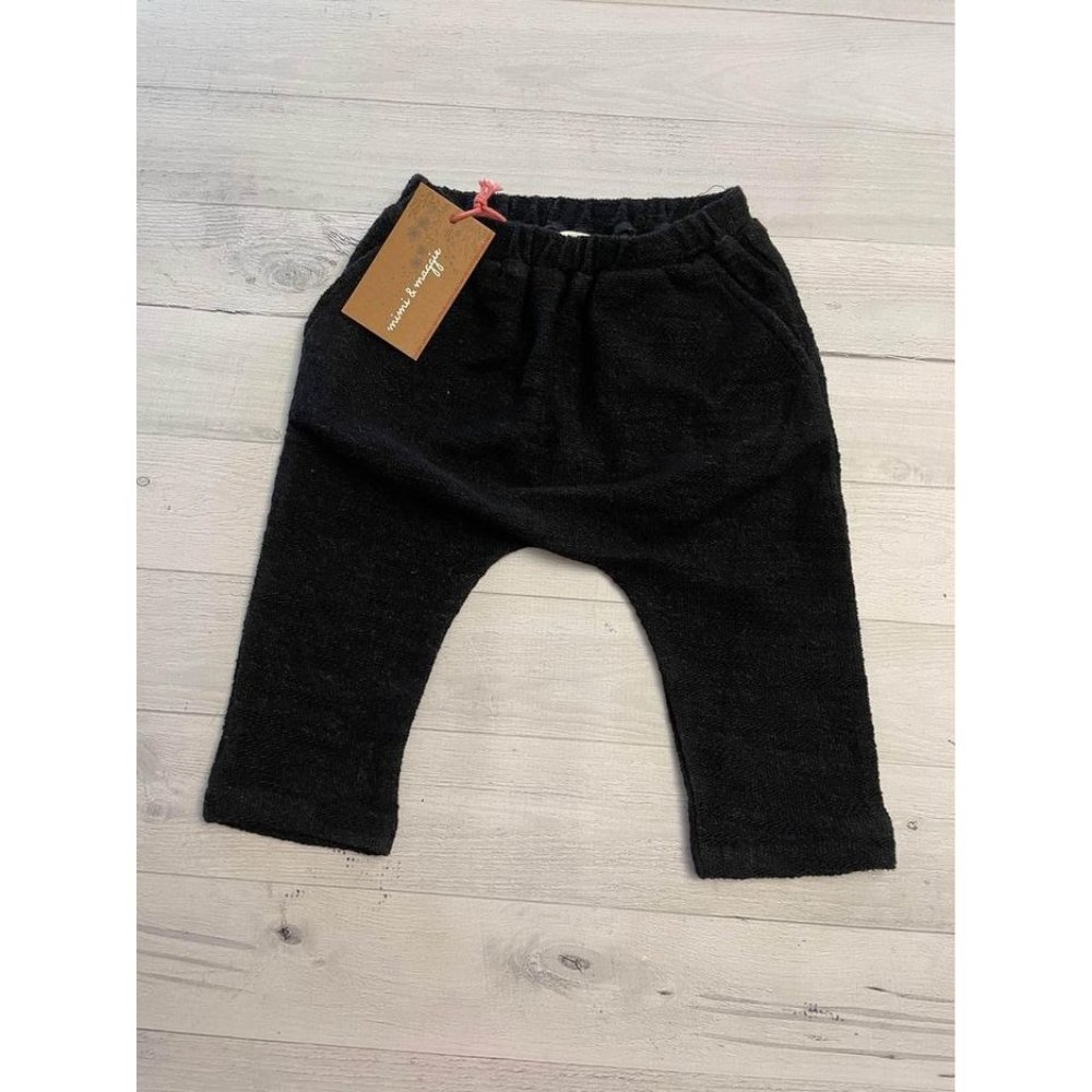mimi‎ & maggie river bed baby yoga pants, charcol, 12 months NEW